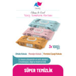 Livory Clean & Cool Serisi Yüzey Temizleme Havlusu Orkide Dokunuşu 1X100 | Manolya Ferahlığı 1X100 | Portakal Çiçeği Işıltısı 1X100(300 YAPRAK)