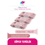 Livory Clean & Cool Serisi Yüzey Temizleme Havlusu Manolya Ferahlığı 3x100(300 YAPRAK)