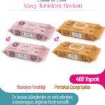 Livory Clean & Cool Serisi Yüzey Temizleme Havlusu 2 Adet Manolya Ferahlığı (2 x 100) 2 Adet Portakal Çiçeği Işıltısı (2 x100) (400 YAPRAK)