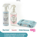 Livory Clean & Cool Serisi Yüzey Temizleme Havlusu Orkide Dokunuşu 1x100 (100 YAPRAK)|  Clean & Fresh Serisi Yasemin Oda Kokusu 1 Adet |  Clean & Shine Serisi Mavi Esinti Yüzey Temizlik Misti 1 Adet