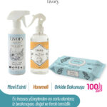 Livory Clean & Cool Serisi Yüzey Temizleme Havlusu Orkide Dokunuşu 1x100 (100 YAPRAK)| Clean & Fresh Serisi Hanımeli Oda Kokusu 1 Adet | Clean & Shine Serisi Mavi Esinti Yüzey Temizlik Misti 1 Adet