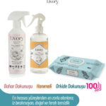 Livory Clean & Cool Serisi Yüzey Temizleme Havlusu Orkide Dokunuşu 1x100(100 YAPRAK) | Clean & Fresh Serisi Hanımeli Oda Kokusu 1 Adet |  Clean & Shine Serisi Bahar Dokunuşu Yüzey Temizlik Misti 1 Adet