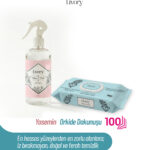 Livory Clean & Cool Serisi Yüzey Temizleme Havlusu Orkide Dokunuşu 1x100(100 YAPRAK) | Clean & Fresh Serisi Yasemin Oda Kokusu 1 Adet