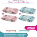 Livory Clean & Cool Serisi Yüzey Temizleme Havlusu 2 Adet Orkide Dokunuşu (2 x 100) 2 Adet Manolya Ferahlığı (2 x 100) (400 YAPRAK)