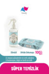 Livory Clean & Cool Serisi Yüzey Temizleme Havlusu Orkide Dokunuşu 1x100(100 YAPRAK)  | Clean & Fresh Serisi Sümbül Oda Kokusu 1 Adet