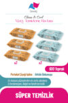 Livory Clean & Cool Serisi Yüzey Temizleme Havlusu 3 Adet Orkide Dokunuşu (3 x 100) 3 Adet Portakal Çiçeği Işıltısı (3 x100) (600 YAPRAK)